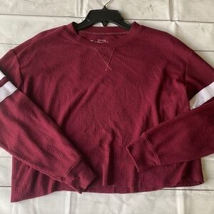 Hollister comfortable crop top cutoff shirt Sz Xs